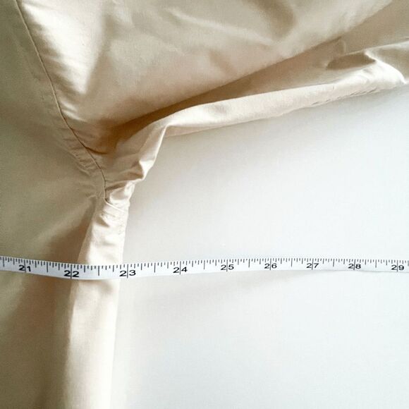 Panhandle Slim Mens Dress Shirt Long Sleeve Button Down Cotton Solid Tan Large - Picture 7 of 7